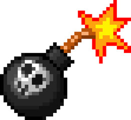 픽셀 게임 폭탄