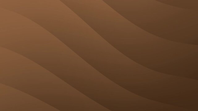 Brown mocha gradient background with layered soft curves and warm luminous tone for modern minimal abstract wallpaper.