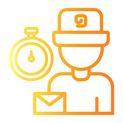 fast servive Line Gradient Icon