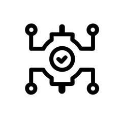 retro robot vector illustration
