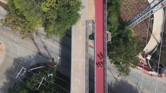 Katy Trail Overhead Aerial in Dallas, Texas
