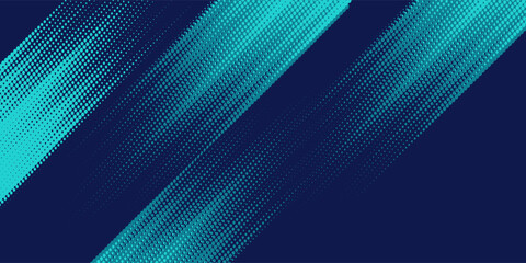 Set of abstract red, stripe diagonal lines light on dark blue background. Vector illustration © ANDRI