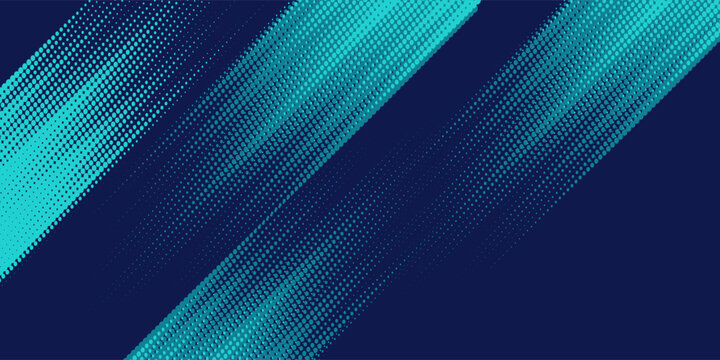 Set of abstract red, stripe diagonal lines light on dark blue background. Vector illustration