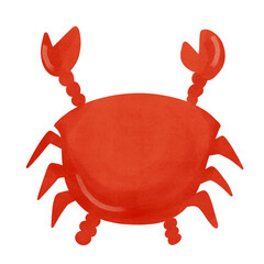 red crab vector illustration