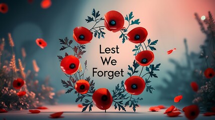 Remembrance poppy wreath honoring fallen heroes wallpaper images