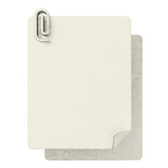 3d file data blank attachment clip halftone style