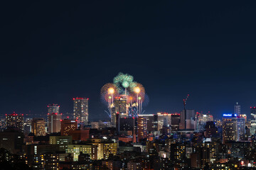 Obraz premium 北海道芸術花火2025