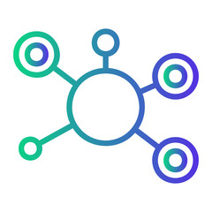 symbol Line Gradient Icon