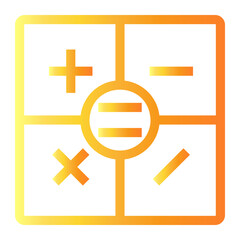 symbol Line Gradient Icon
