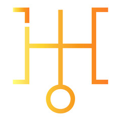 symbol Line Gradient Icon