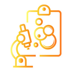 symbol science Line Gradient Icon