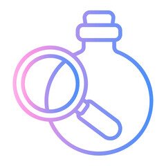 symbol science Line Gradient Icon