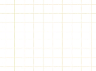 手描き方眼 グリッド パターン 背景　黄色