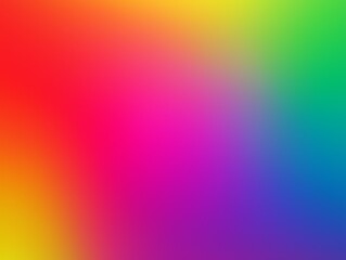 Vibrant Rainbow Gradient Colorful Abstract Background: Artistic Light Blurred Texture for Creative Modern Digital Design