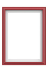 Obraz premium Picture frame. Portrait frame. 3D illustration.
