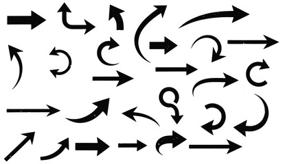 Hand Drawn Arrow Vector Icons Set – Doodle Sketch Arrow Collection for Business, Education & Process Design