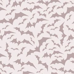 Halloween Themed Seamless Floral Pattern Texture