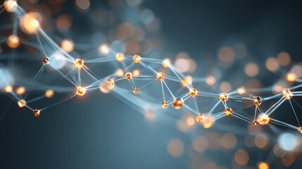Layered network diagram showing multiple tiers of healthcare system connections with glowing intersection points. Care coordination integration and medical management system optimization concept.