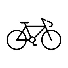 Fototapeta premium Bicycle icon, a simple and clean design
