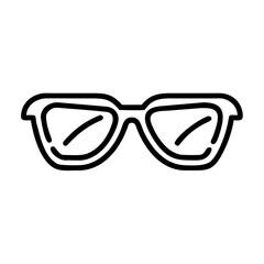 Fototapeta premium Illustration of stylish glasses in vector format