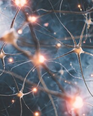 Premium Neural Network Visualization with Synapse Connectivity for Modern Tech Marketing and Digital Innovation Campaigns, Inspiring AI Intelligence