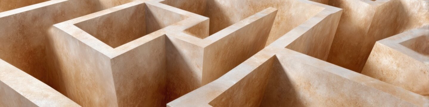 Surreal Penrose Stairs Endless Labyrinth Premium Modern Architecture with Geometric Precision for Creative Advertising and Mind-Bending Innovation Campaigns