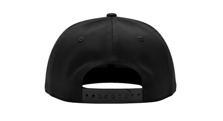 Black Baseball Cap Back View featuring baseball cap, black cap, blank cap, hat, cap high quality