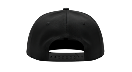 Black Baseball Cap Back View featuring baseball cap, black cap, blank cap, hat, cap high quality