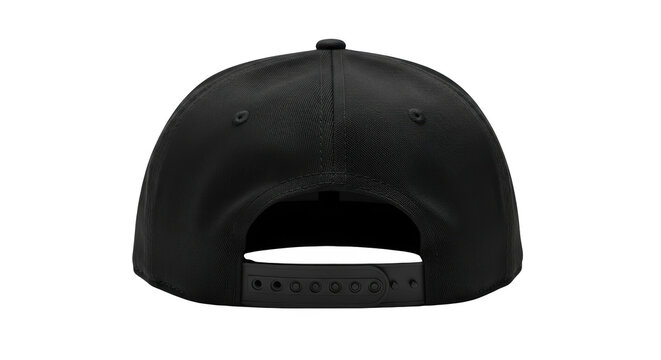 Black Baseball Cap Back View featuring baseball cap, black cap, blank cap, hat, cap high quality