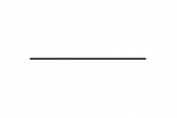 Horizontal black line dividing content, simple transparent divider for web design and graphic elements