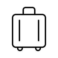 suitcase isolated on white