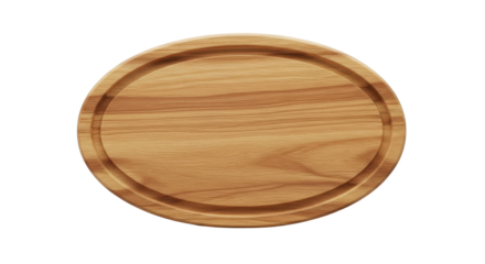 Wooden Oval Cutting Board Isolated featuring wood, wooden, board, cutting, kitchen high quality professional composition suitable