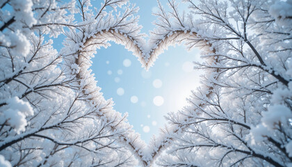 heart in the snow
