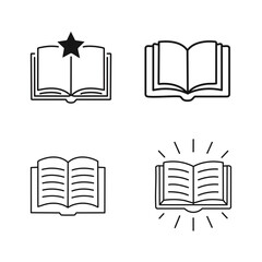 book icon set