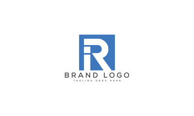 Obraz premium letter RI logo design vector template design for brand.