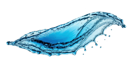 Ilustrasi dynamic water splash closeup menampilkan komposisi water wave, water flow, liquid, fresh, art dengan tampilan.