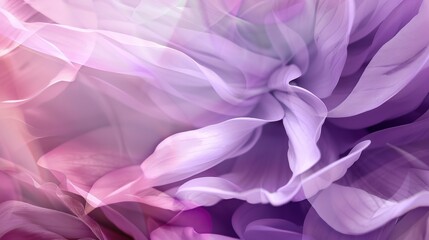 Delicate Soft Pink and Purple Flower Petals Arranged in Overlapping Layers—Showcasing Their Smooth Texture and Blended Hues, Creating a Romantic, Airy Scene Ideal for Floral, Decor, or Design Visuals.