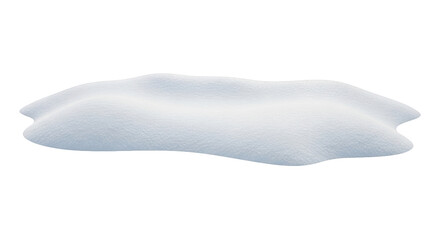 Gambar isolated snow pile on white dengan detail nature, surface, heap, scenic, cold yang menggambarkan suasana.