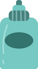 Household Cleaning Bottle Illustration