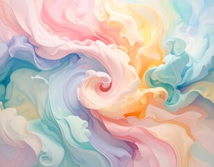 Pastel swirl
