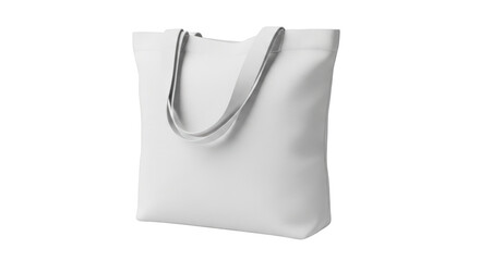 Visual simple white canvas tote bag yang menonjolkan keindahan commerce, fabric, package, casual, carry secara alami.