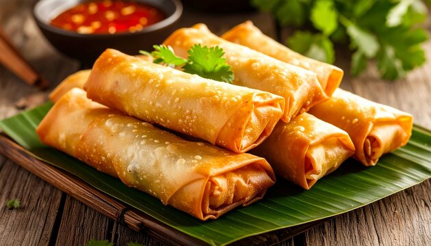 Deep Fried Spring Rolls, Popiah.