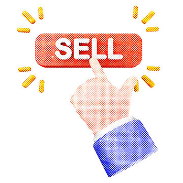 3d trading sell halftone