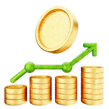 3d trading increase profit halftone