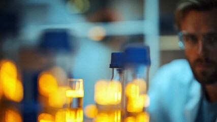 Scientist in Lab - Research and Experimentation in Science. - Powered by Adobe