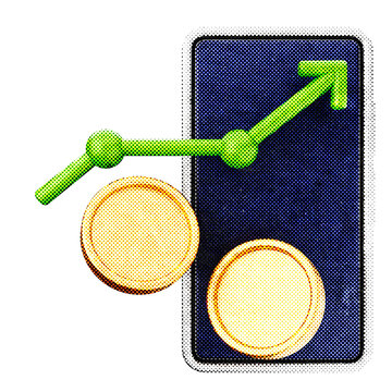 3d trading increase profit halftone