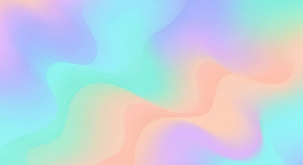 Pastel gradient background with soft transitions of color, creating a smooth and dreamy effect, perfect for adding a touch of whimsy to any design
