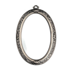 Ornate oval frame with intricate decorative detailing.