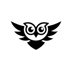 Creative Owl Icon Vector Logo Template