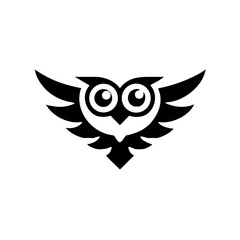 Creative Owl Icon Vector Logo Template